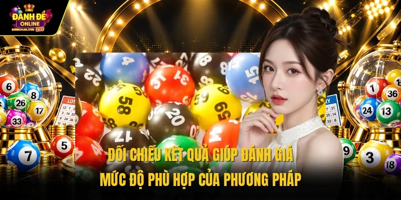 Đối chiếu kết quả giúp đánh giá mức độ phù hợp của phương pháp